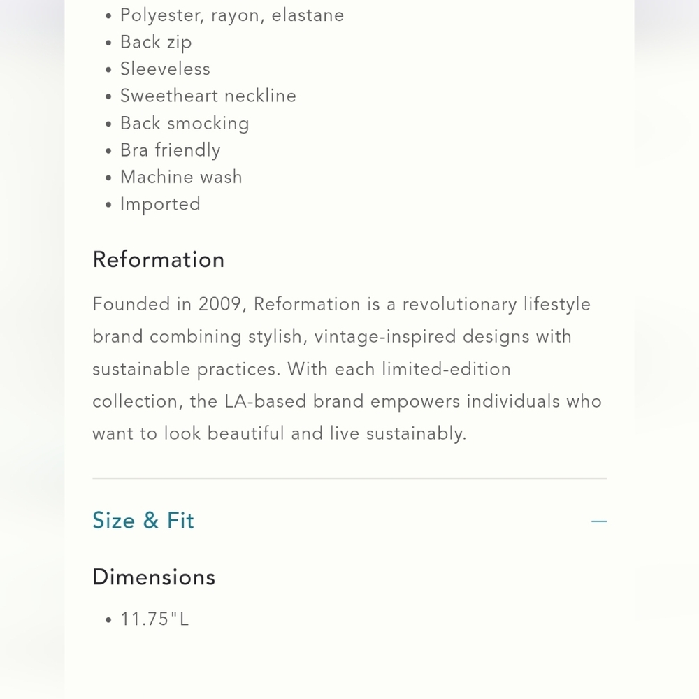 Reformation Top - Picture 13 of 13